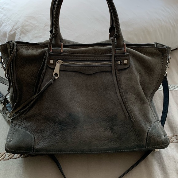 Rebecca Minkoff Regan bag blue suede - Picture 3 of 7